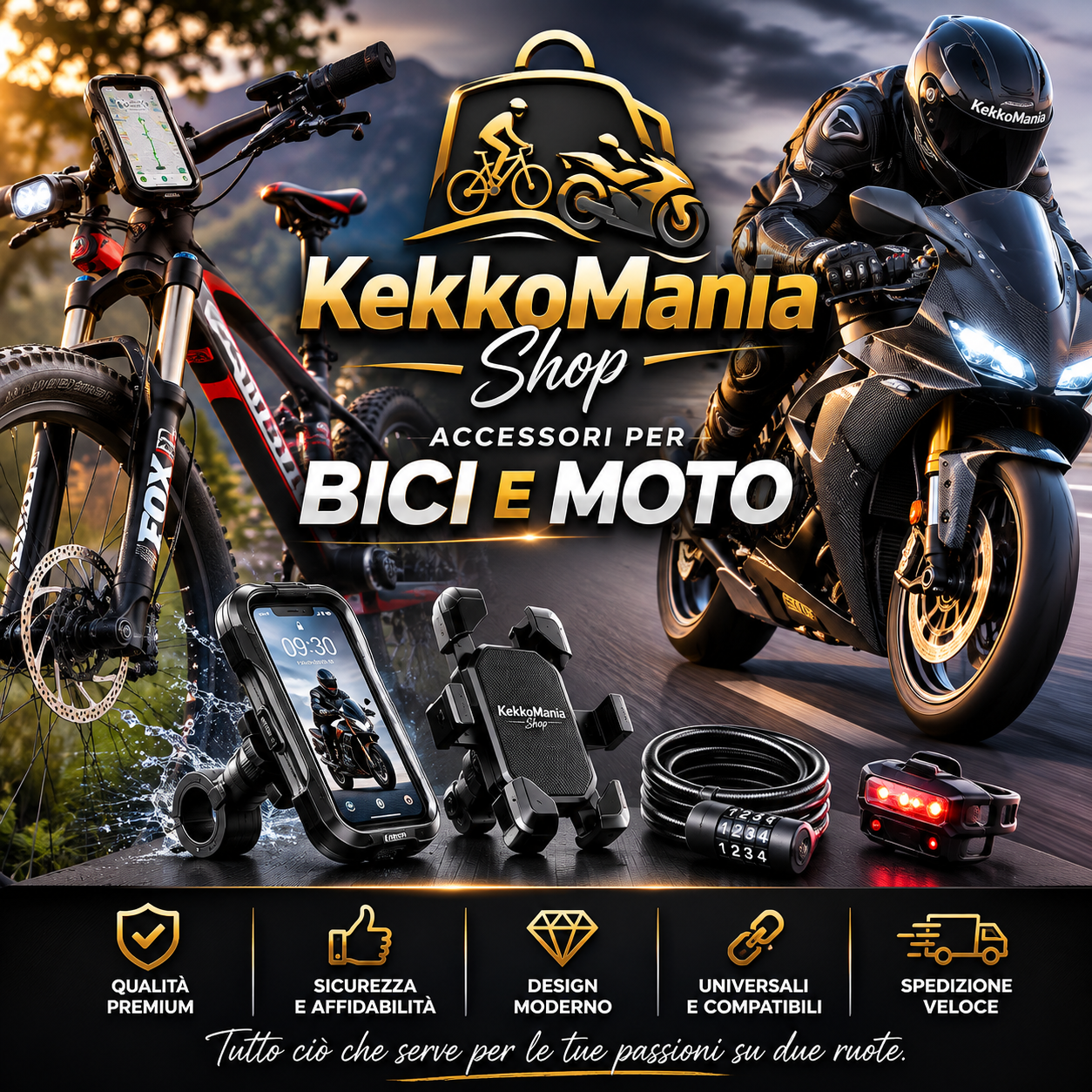 Accessori per Bici e Moto