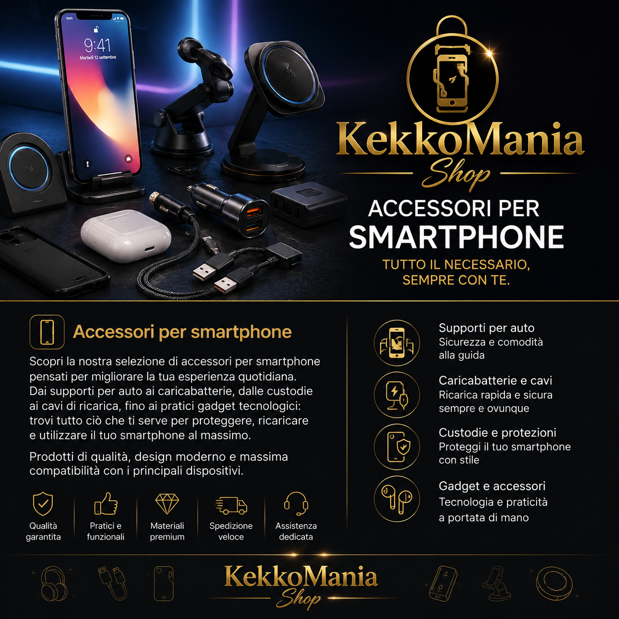 Accessori per smartphone