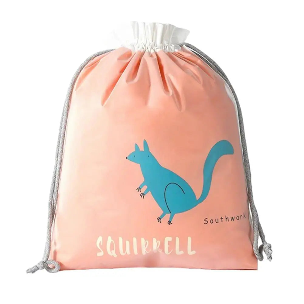 Waterproof travel laundry bag, wet and dry clothing organizer with zipper and shoulder strap, portable storage bag