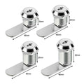 Cam Lock for Lockers and Drawers with 2 Keys – Universal Lock for Furniture, Mailboxes and Doors (16/20/25/30 mm)