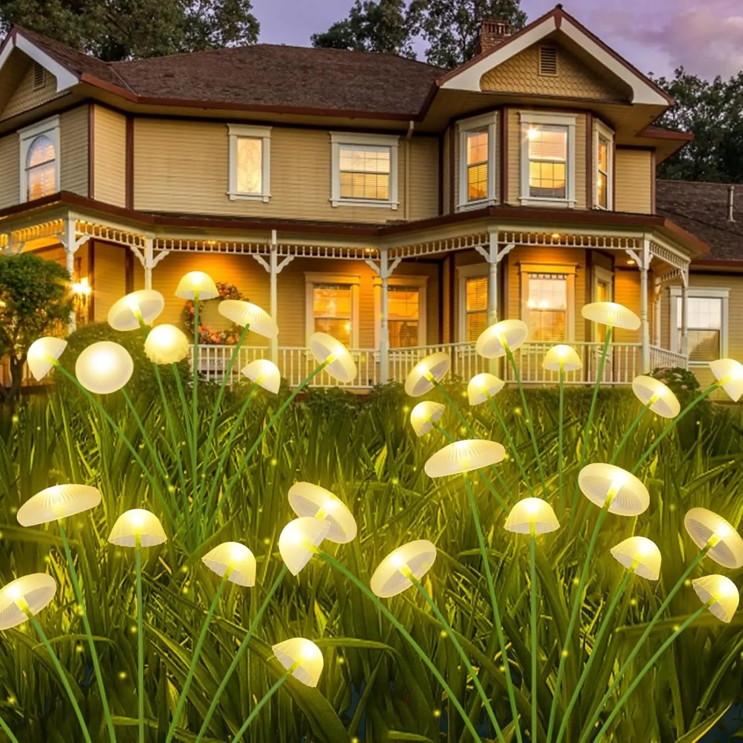 LED Mushroom Garden Solar Lights - RGB and Warm Light Outdoor Decoration | KekkoMania Shop