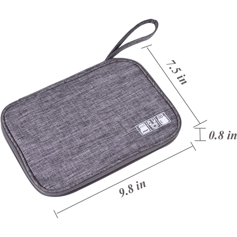 Borsa Organizer per elettronica, borsa da trasporto impermeabile, borsa da viaggio Organizer per cavi universale, accessori per borse portaoggetti per elettronica