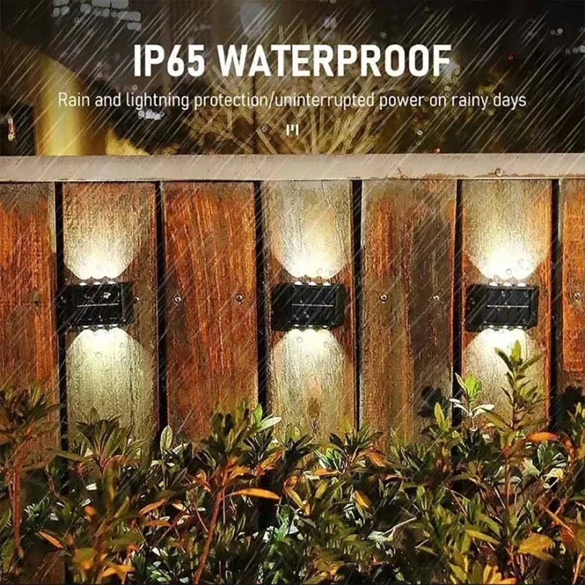 Lampada Solare da Parete 12 LED Impermeabile – Illuminazione Esterna | Kekkomania Shop