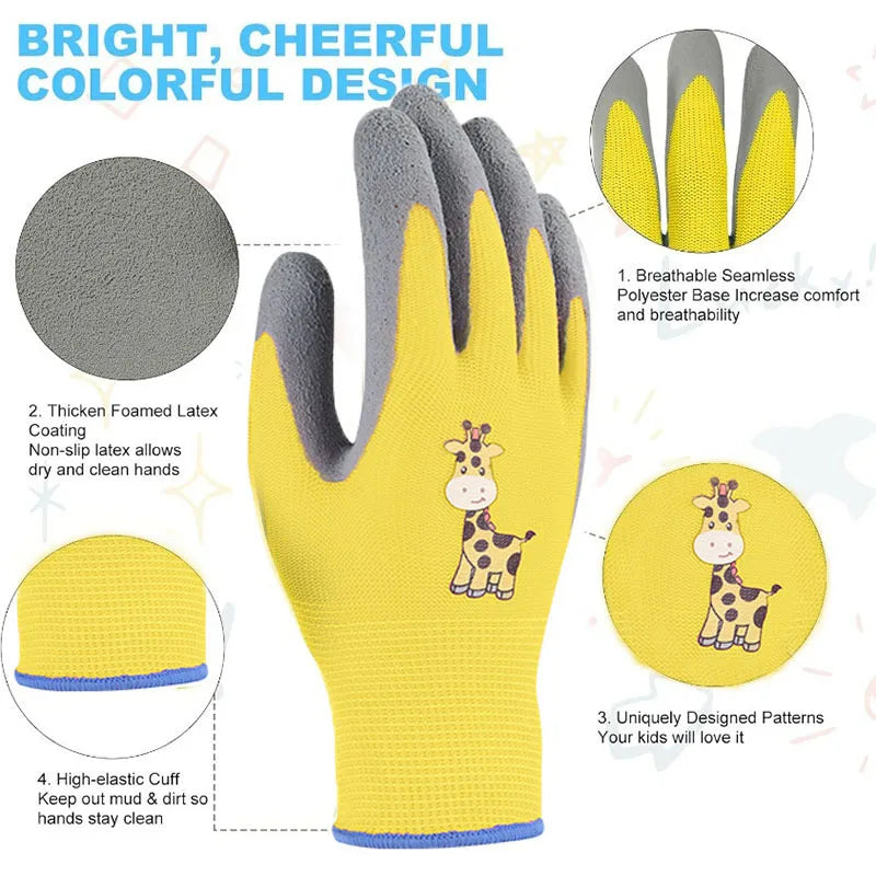 Children's Gardening Gloves – Non-Slip and Waterproof Protection | KekkoMania SHOP