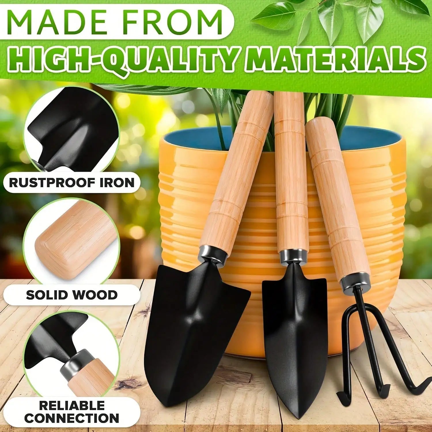KekkoMania SHOP – Set 3 Mini Attrezzi da Giardinaggio