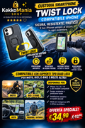 Custodia Smartphone con Sistema Twist Lock per Moto e Bicicletta – Compatibile con Supporti Quad Lock