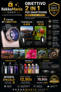 2-in-1 Universal Smartphone Lens – 0.45X Wide Angle + 12.5X HD Macro | KekkoMania Shop