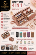 Kekkomania Shop – Beauty Case da Viaggio 4 in 1 per Cosmetici