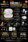 Xiaomi Redmi Buds 4 Lite – Auricolari TWS Bluetooth 5.3 Wireless