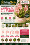 Tulip Shaped Drip Irrigator - Automatic Watering | KekkoMania Shop