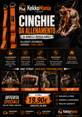 KekkoMania Shop – Cinghie da Allenamento a 6 Anelli Regolabili per Tricipiti, Push Up e Sit Up