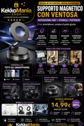 Car Magnetic Phone Mount with Suction Cup - 360° Rotation