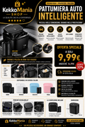 Car Bin with Press Lid - Waterproof ABS Waste Holder - Black