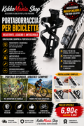 KekkoMania Shop – Portaborraccia per Bicicletta Antiscivolo, Leggero e Resistente