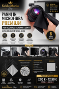 Premium Microfiber Cleaning Cloths for Glasses, Screens, and Lenses – Ultra Soft and Streak-Free