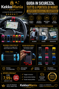 Universal Smartphone Steering Wheel Mount - Adjustable Clip Cell Phone Holder