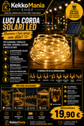 KekkoMania Shop – Outdoor LED Solar String Lights 8 Modes