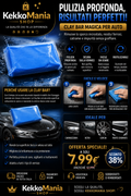 Blue Clay Bar Decontaminating Bar 100 g for Car Washing and Detailing
