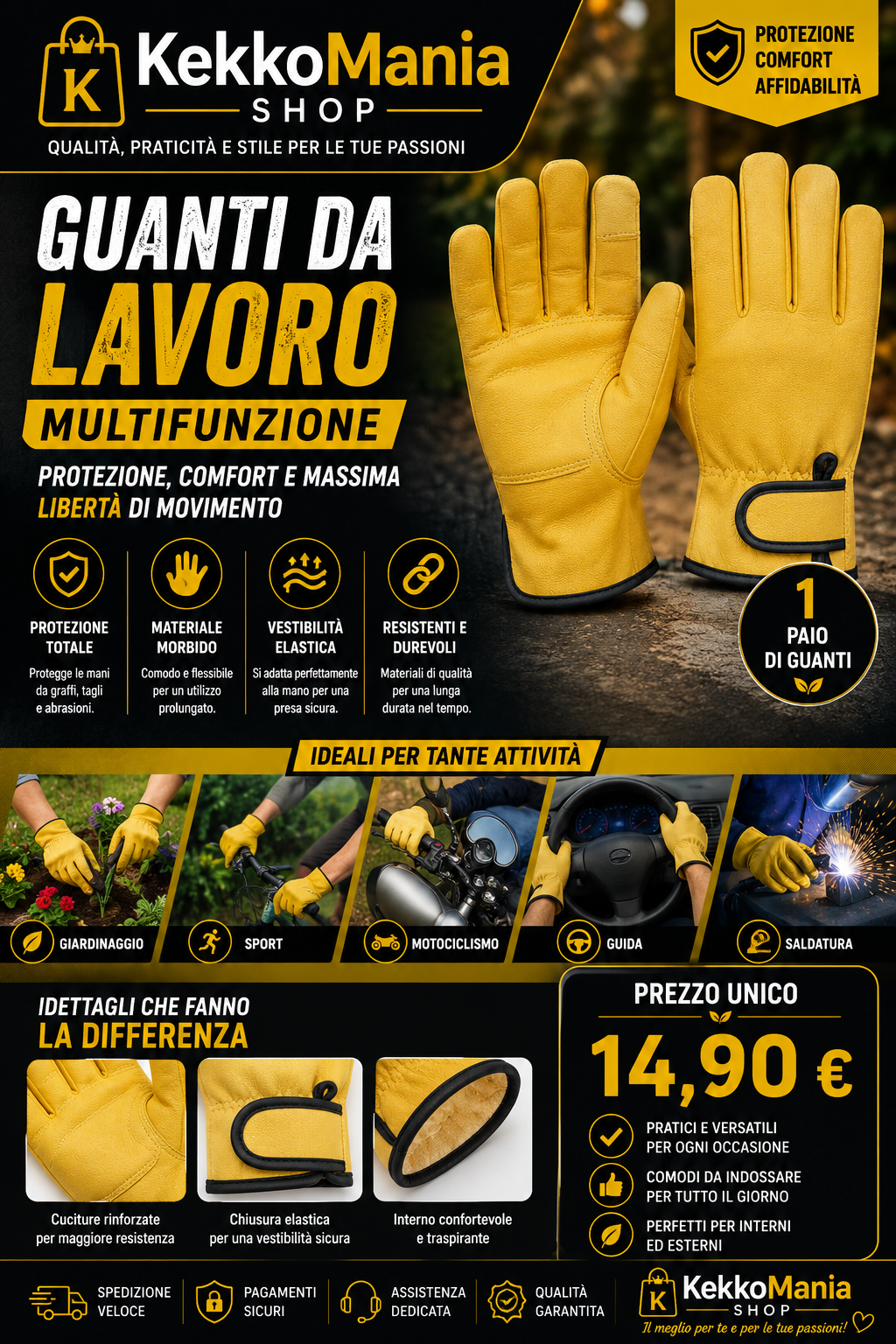 KekkoMania SHOP – Multi-functional Gardening Gloves