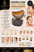 Kekkomania Shop – Spazzola Viso Sculpt & Glow con Setole Morbide