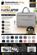 Borsa Porta Laptop Multifunzione – Custodia per Notebook e Tablet | KekkoMania Shop