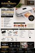 Mini sigillatore per sacchetti ricaricabile USB – termosigillatore portatile per alimenti