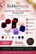 KekkoMania Shop – Velvet Jewelry Box, Ring and Earring Holder Case
